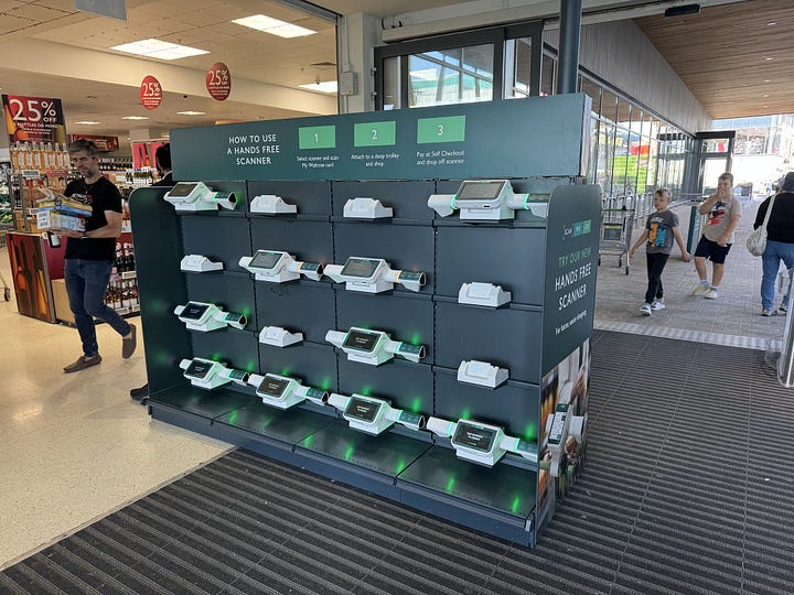Waitrose, smart trolleys