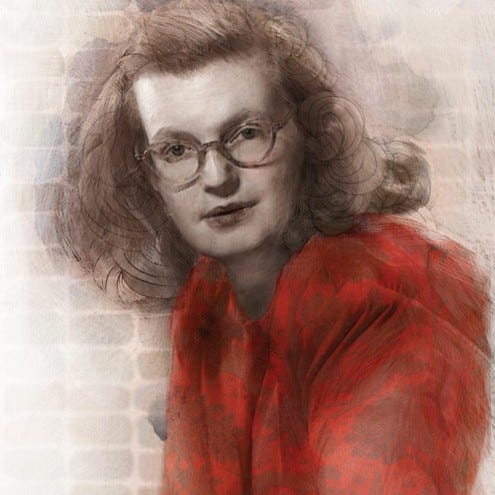 Artistic rendering of Shirley Jackson