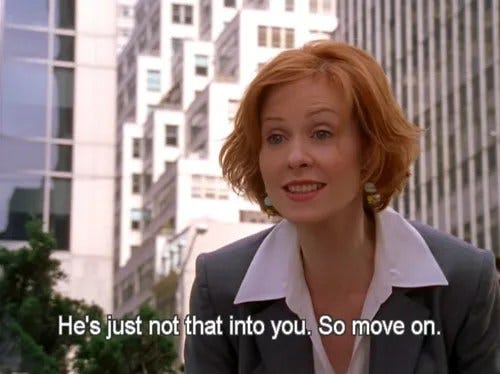 Miranda he's just not that into you