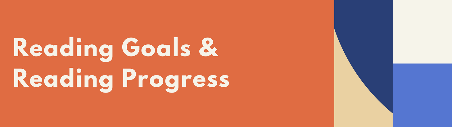 Reading Goals & Reading Progress Reading Goals & Reading Progress