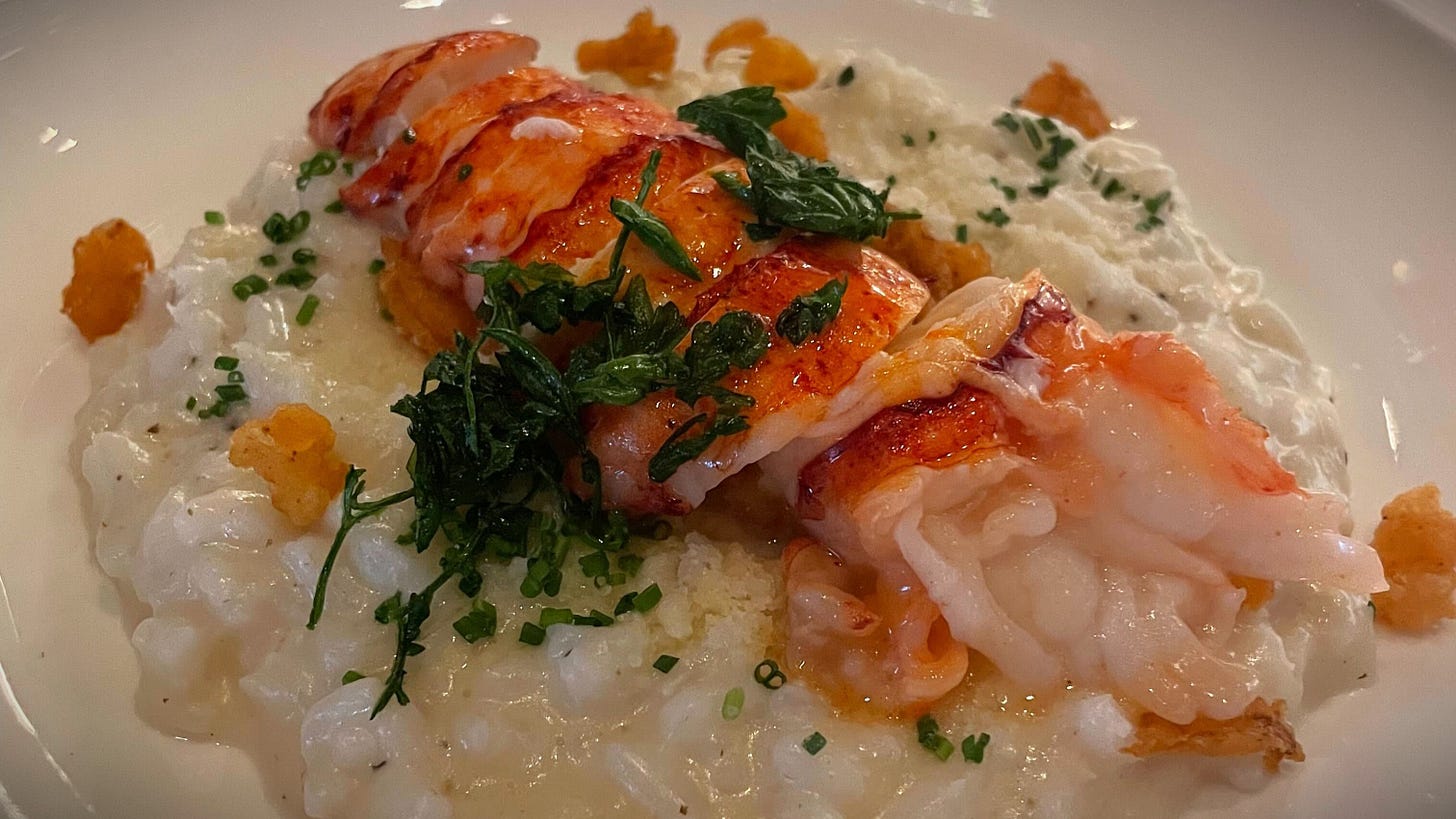 Lobster Risotto at Hell's Kitchen Las Vegas