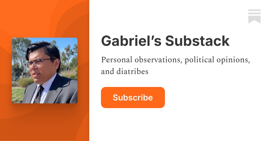 Gabriel’s Substack | Substack