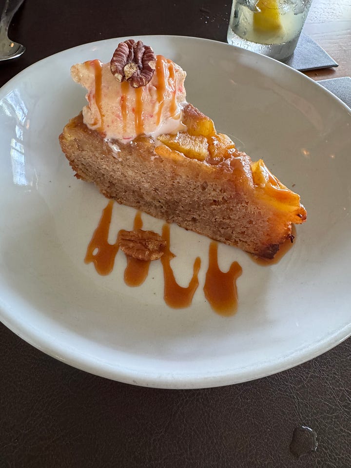 bbq fajitas pineapple upside down cake highlands cashiers