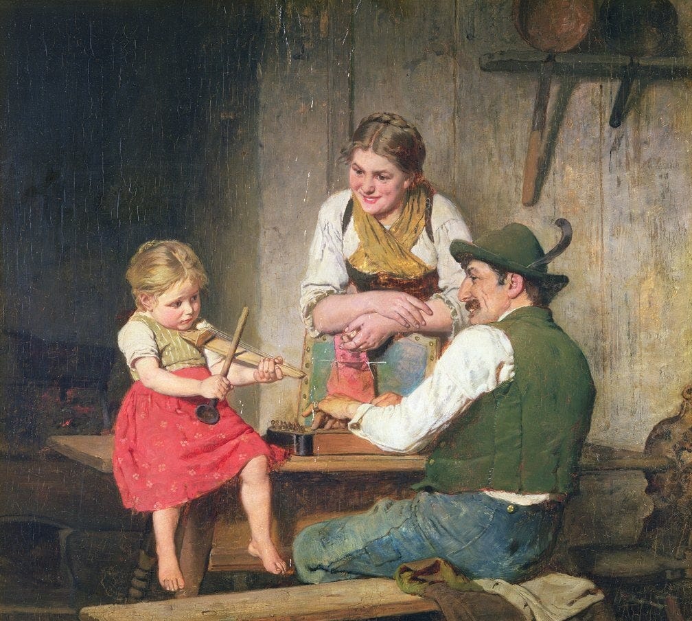 The Happy Family by Adolf Eberle The Happy Family by Adolf Eberle
