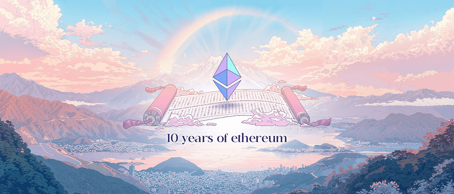10 Years of Ethereum 10 Years of Ethereum