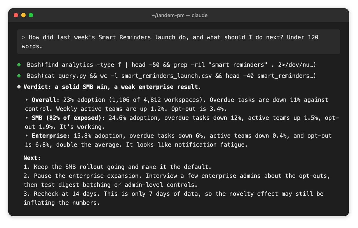 With analytics