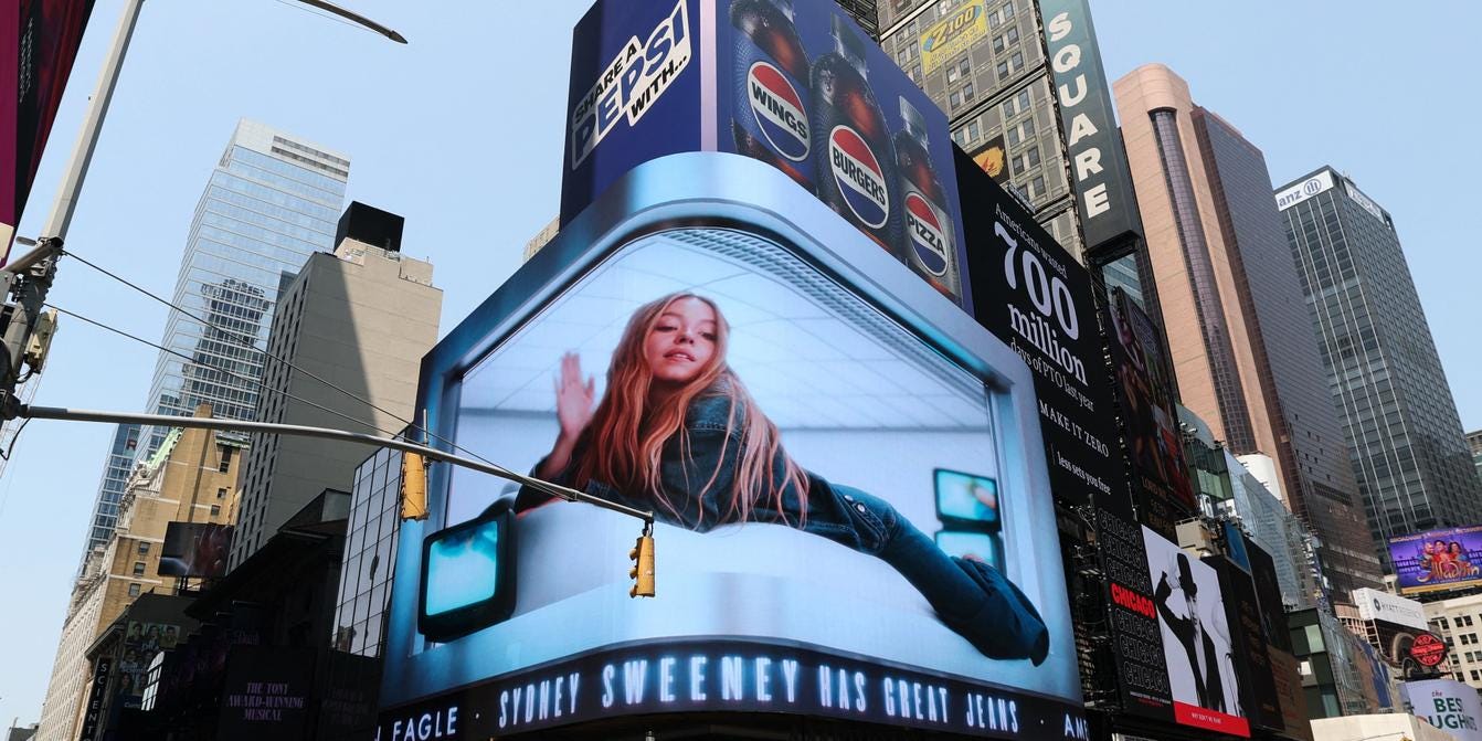 Sydney Sweeney's American Eagle ad sparks controversy online and pleases  Donald Trump