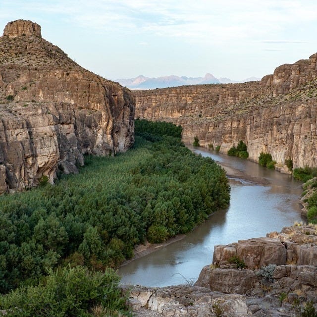 Is it necessary to build a “Border Wall” atop natural walls like these along the Rio Grande in the Texas Big Bend area? (US National Parks Service photo) Is it necessary to build a “Border Wall” atop natural walls like these along the Rio Grande in the Texas Big Bend area? (US National Parks Service photo)