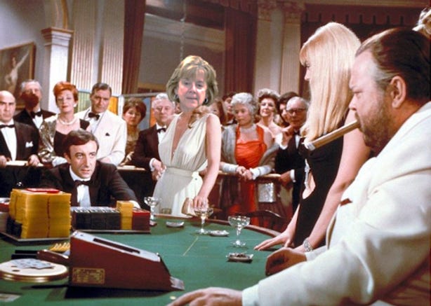 Barbara Wilson playing Poker.