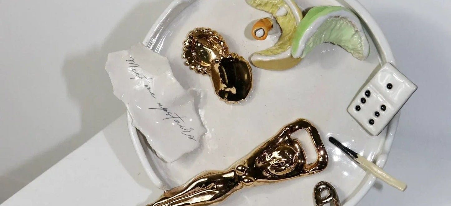 Golden Girl Ashtray