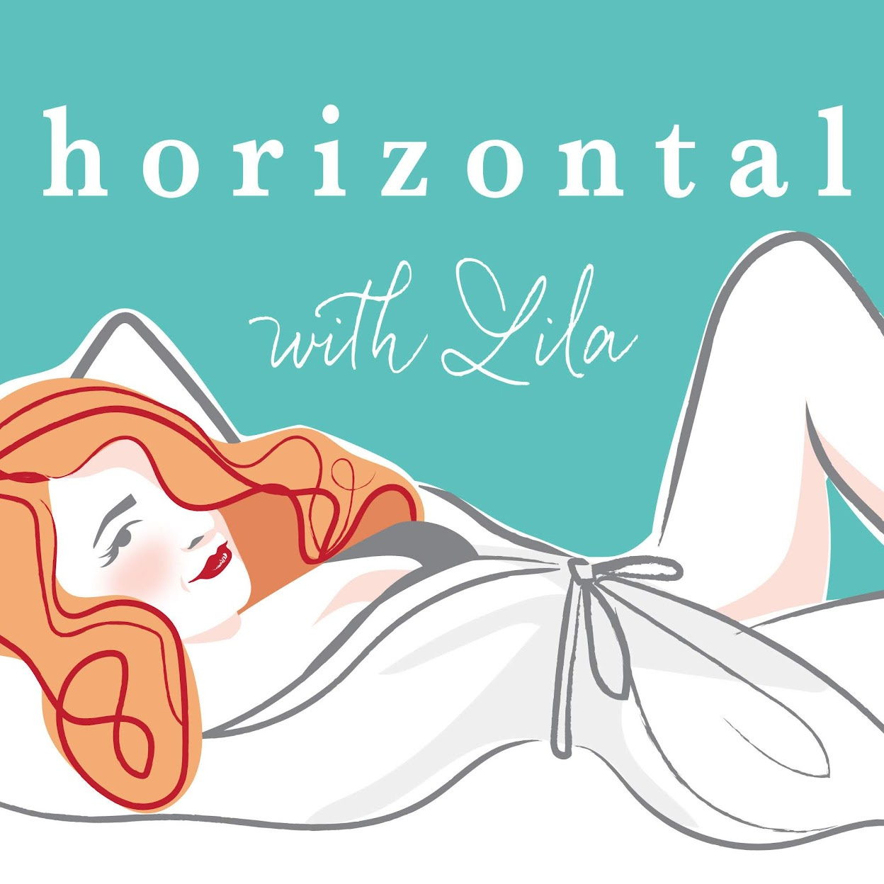 horizontal with lila