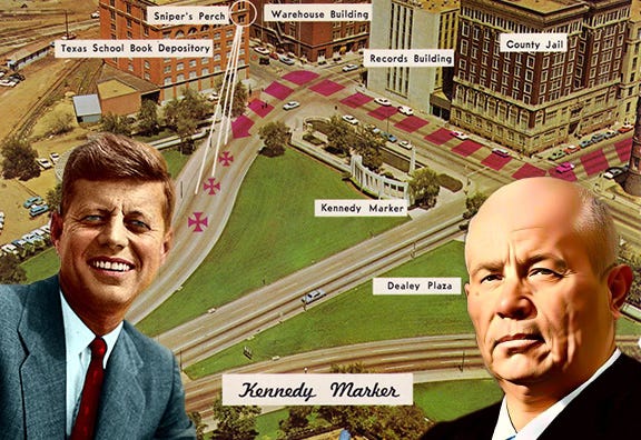 JFK and Khrushchev