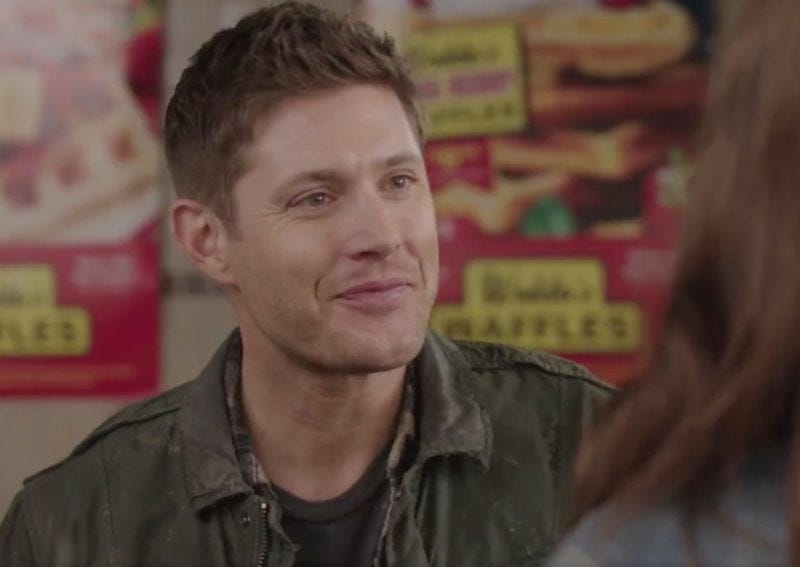 supernatural dean winchester 1211 smiling memory loss supernatural dean winchester 1211 smiling memory loss
