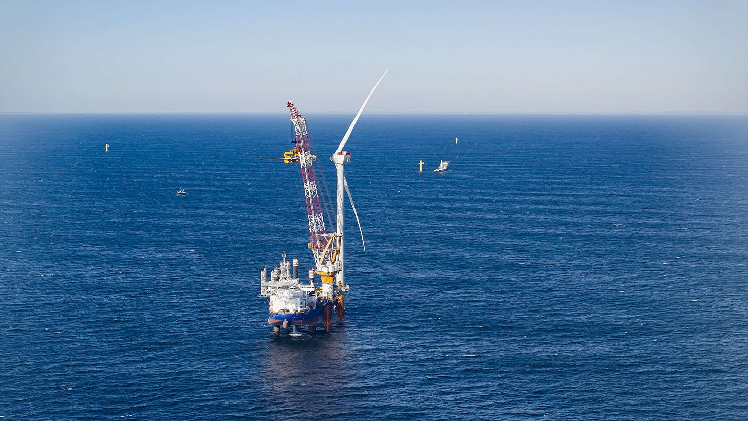 First South Fork Wind Turbine Installed Off Montauk