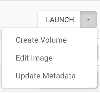 OpenStack Horizon Image Options 