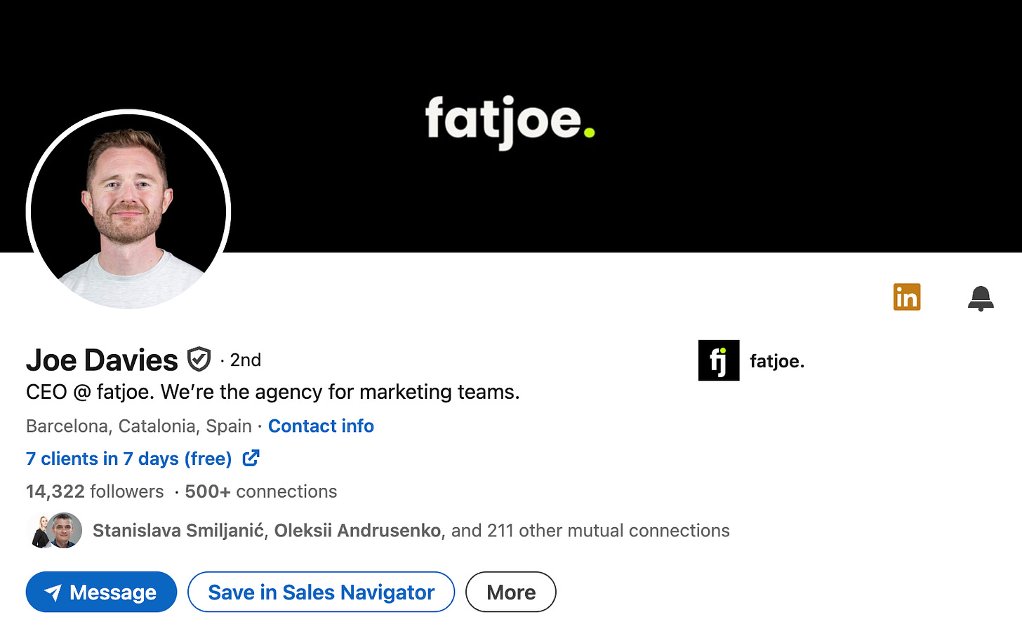 joe davies b2b influencer