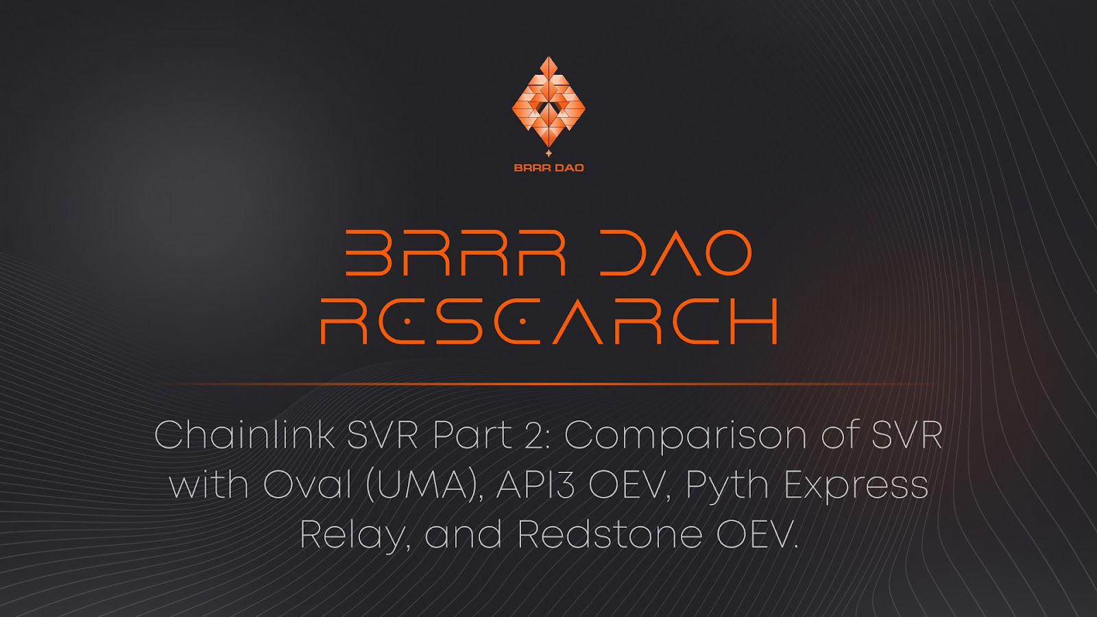 Part 2: Comparison of SVR with Oval (UMA), API3 OEV, Pyth Express Relay,  and Redstone OEV