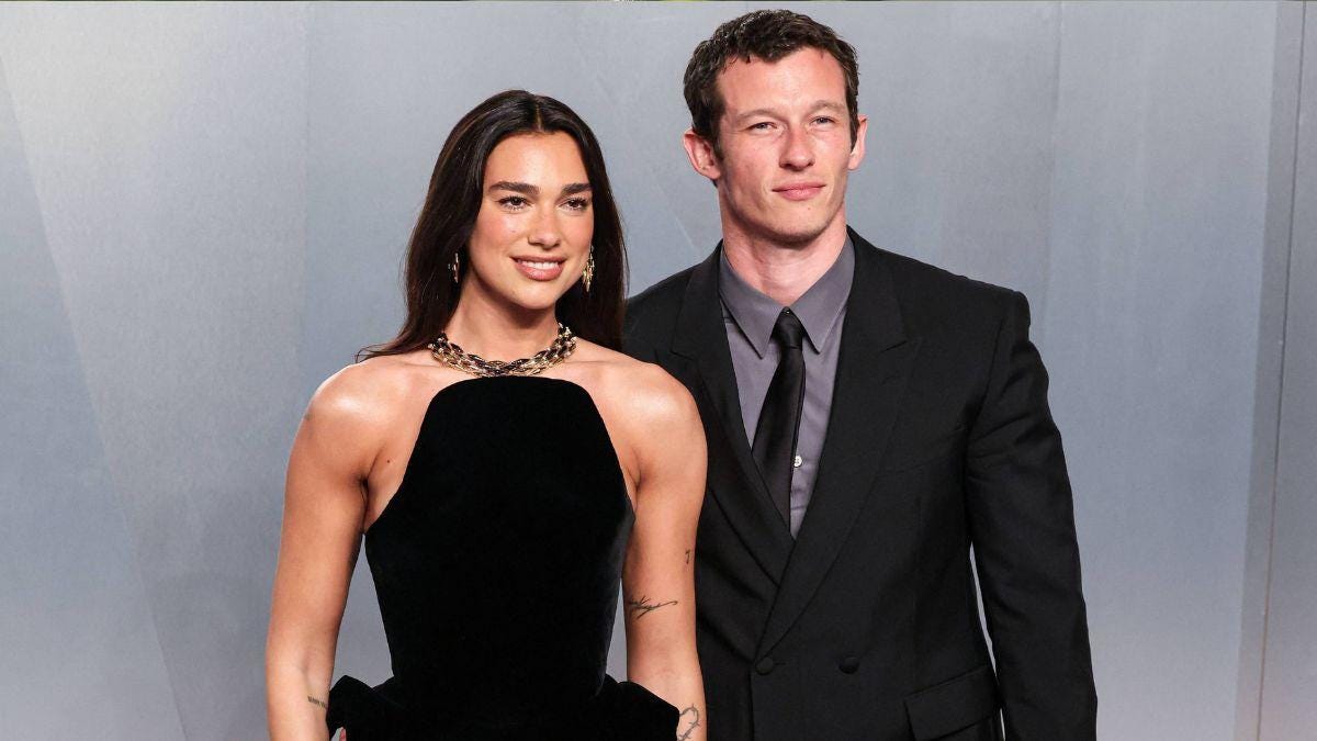 image of dua lipa and Callum turner image of dua lipa and Callum turner