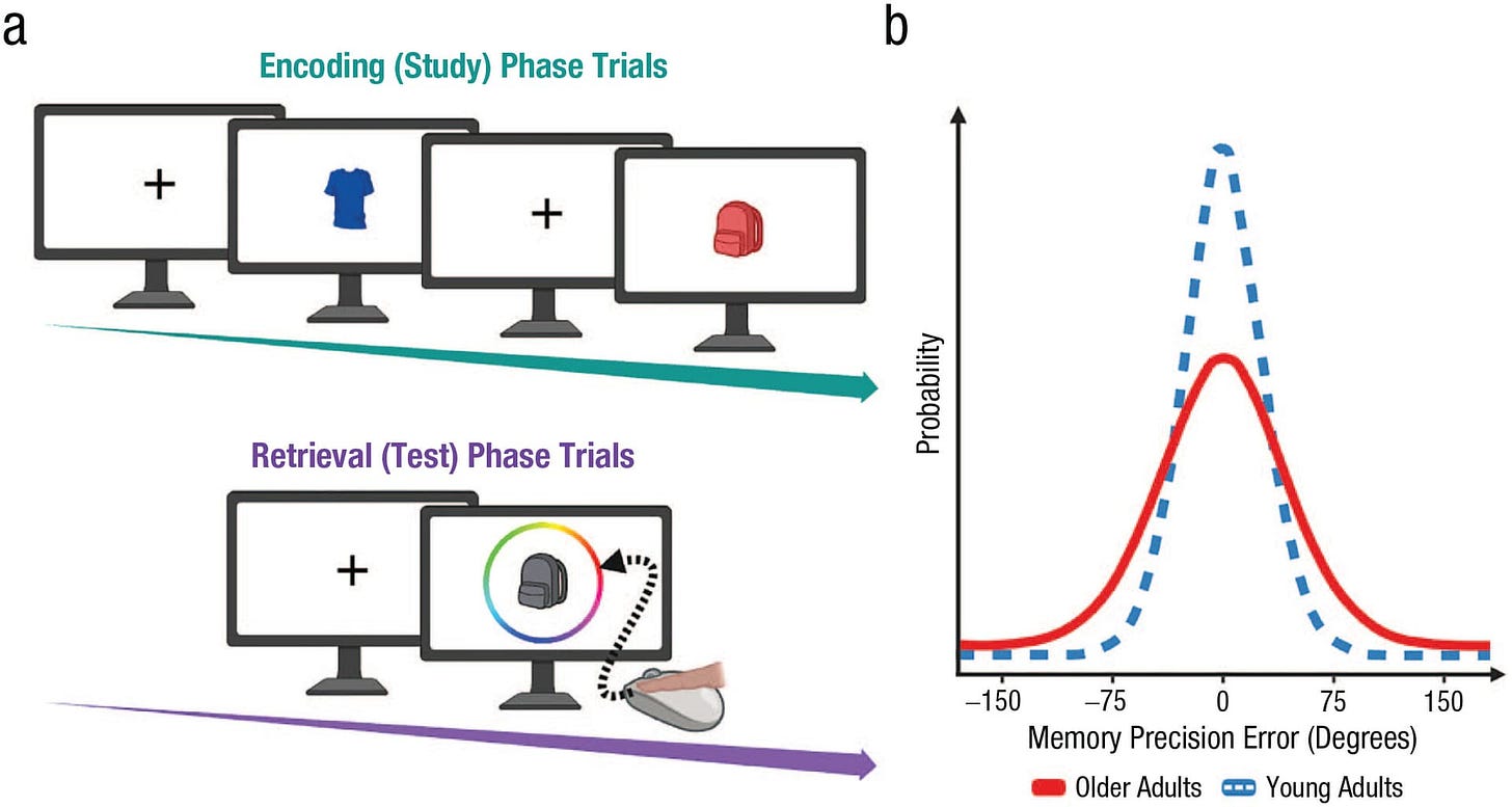 Fig. 3. Example episodic memory precision task. Fig. 3. Example episodic memory precision task.