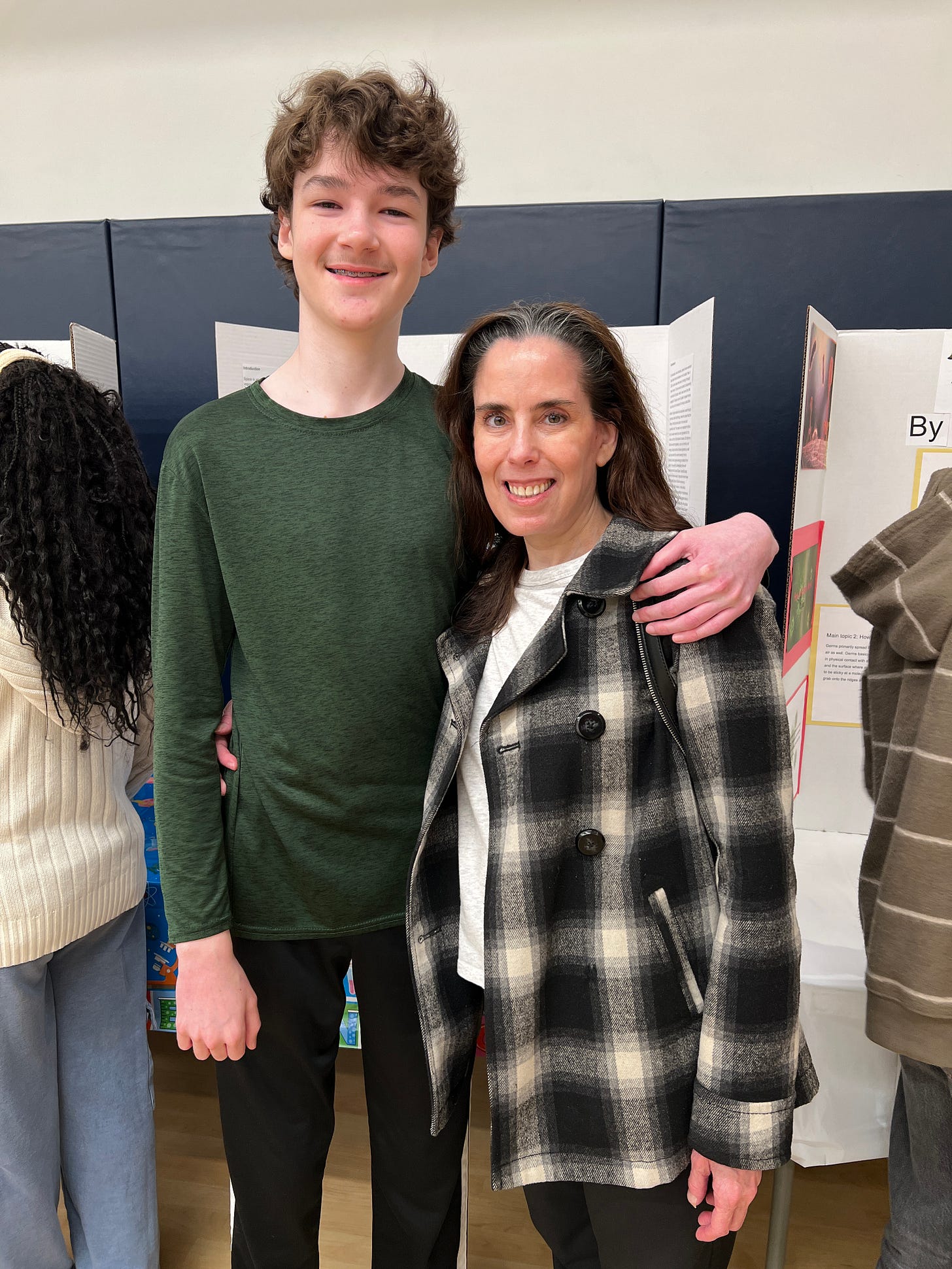  Amy Gabrielle and her son Henry together, featured in an interview for Danusia Malina-Derben’s Substack, Parents Who Think.