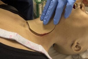 Researchers used 3D printing to create realistic human tissue that can be used in training for surgeons and doctors.