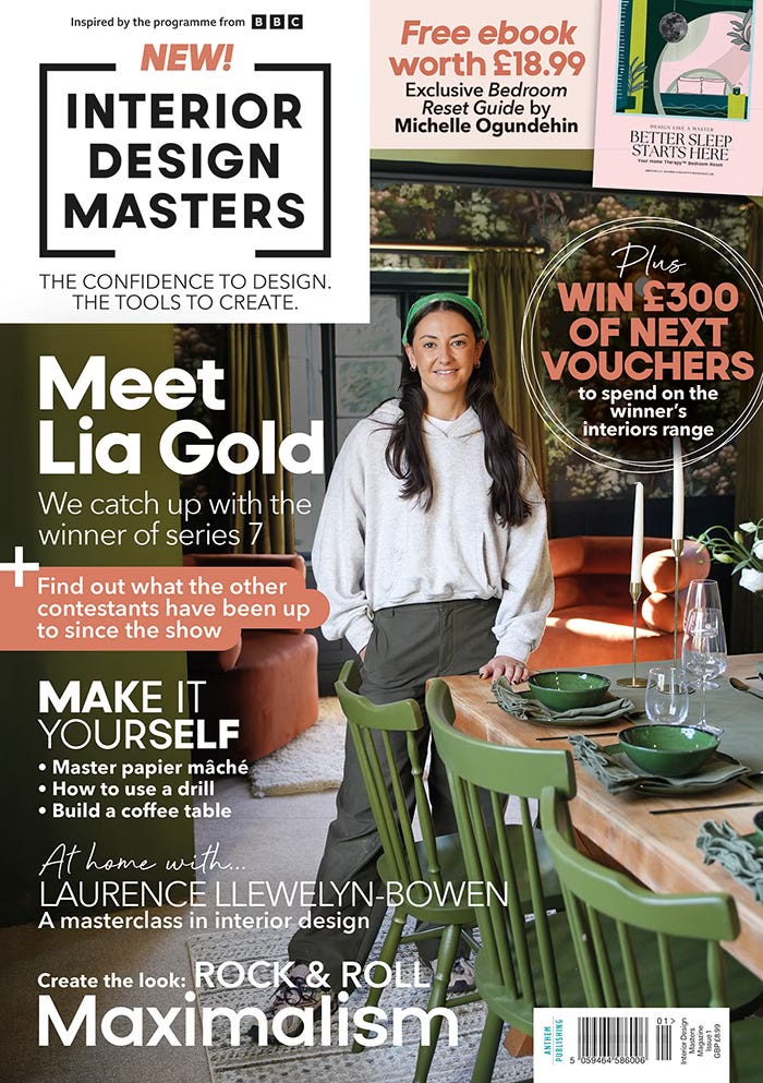michelleogundehin.substack.com - Michelle Ogundehin - New! Interior Design Masters Magazine
