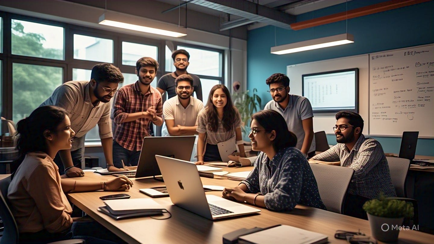 Image created using Meta AI. The prompt used to create the image is shared in the post