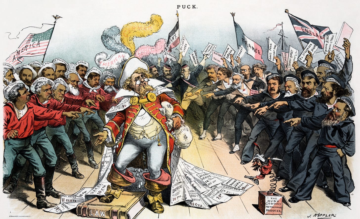 Pirate King with sailors
