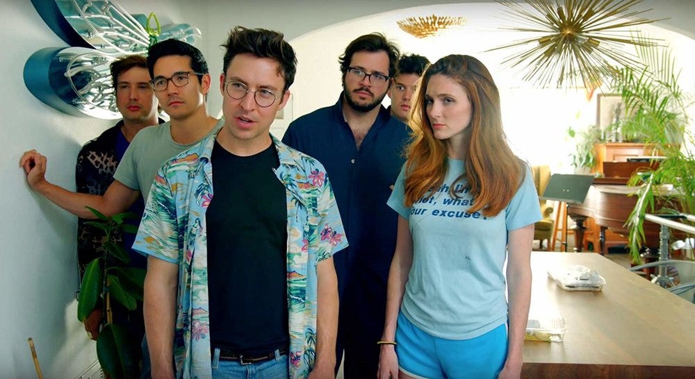 Brian Jordan Alvarez and the cast of  Grandmother’s Gold (2018)
