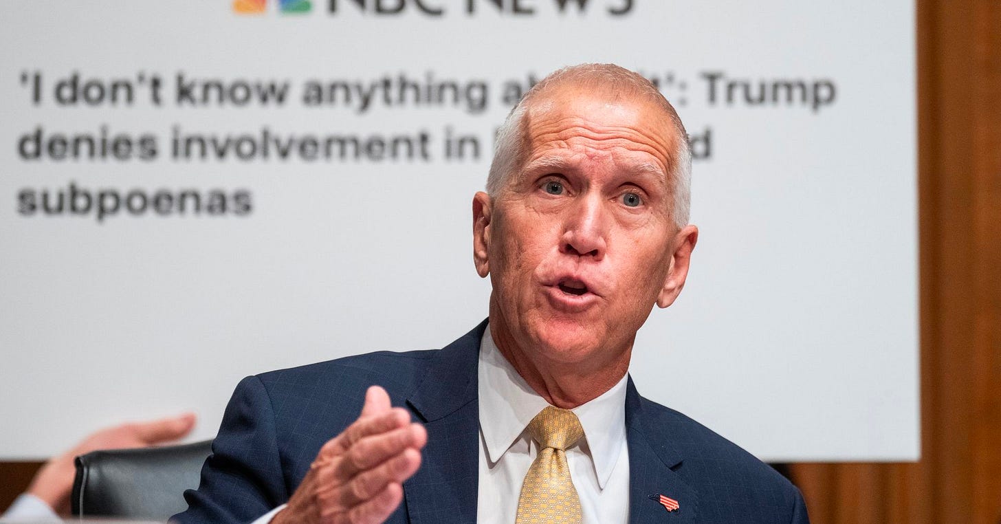 Tillis will support Warsh, clearing way for Trump's Fed pick