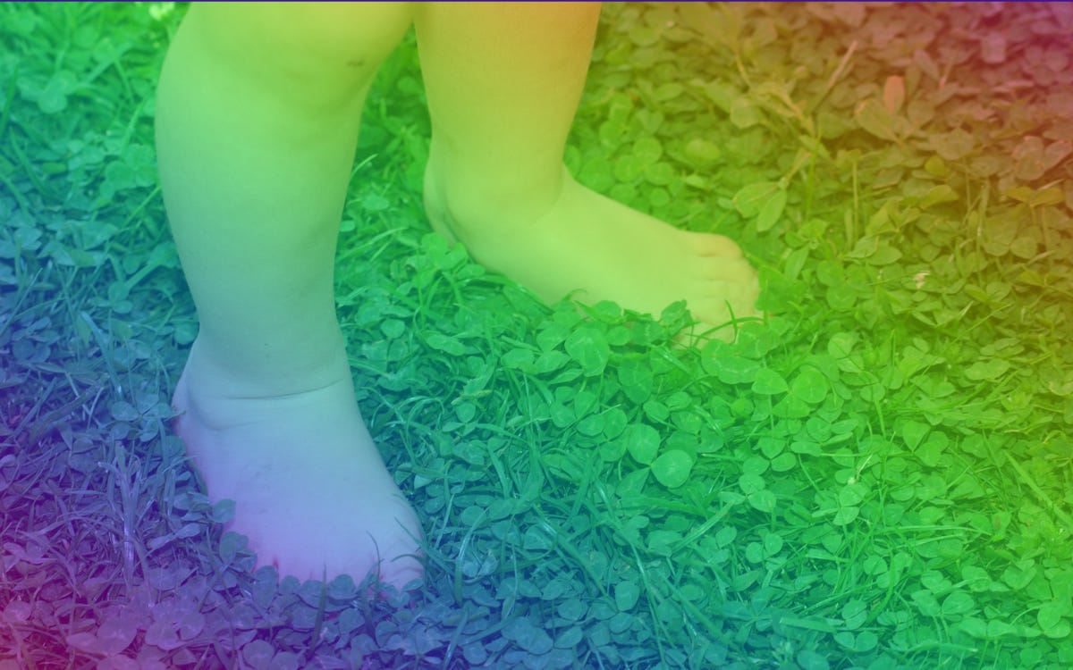Imagining your child growing up is another way to feel into the future