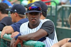 Luis Severino has landed on the DL with an oblique injury. (Photo: Trenton Thunder/Facebook.com)