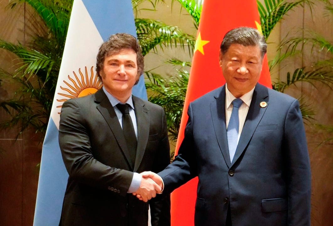 Xi Jinping y Milei acuerdan ampliar las relaciones comerciales