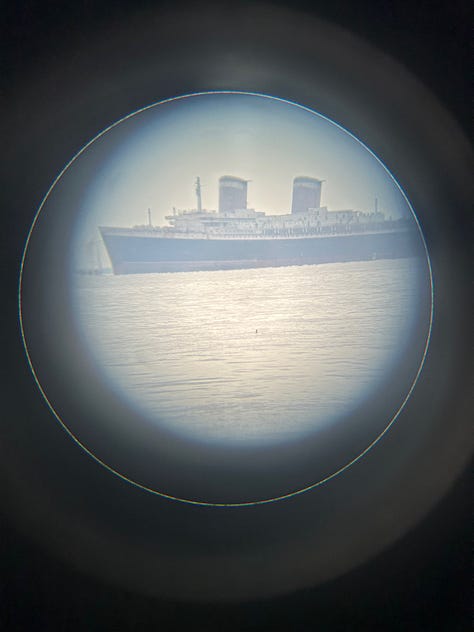 SS United States coming up Mobile Bay