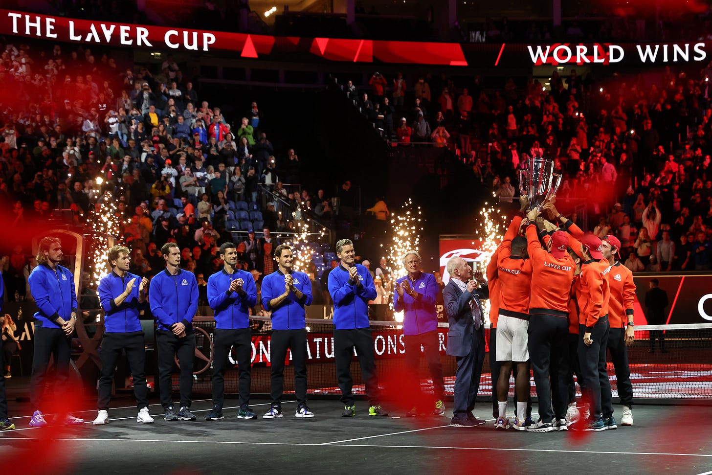 Laver Cup began with a good-bye to Roger Federer, and ended with a hello to  a rejuvenated Team World