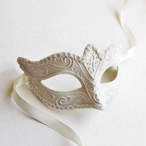 rooster, bird, masquerade mask
