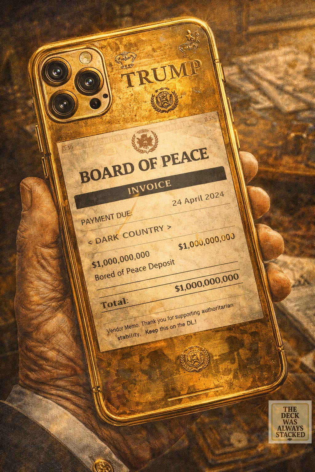 Davos doesn’t govern the world. It brands it. This deck isn’t protest. It’s orientation. A calm room. Big words. Soft lighting. Language that floats just high enough to avoid consequence. When peace is called boring and shock is called leadership, you’re not hearing policy. You’re hearing theater. Davos doesn’t govern the world. It brands it. This deck isn’t protest. It’s orientation. A calm room. Big words. Soft lighting. Language that floats just high enough to avoid consequence. When peace is called boring and shock is called leadership, you’re not hearing policy. You’re hearing theater.