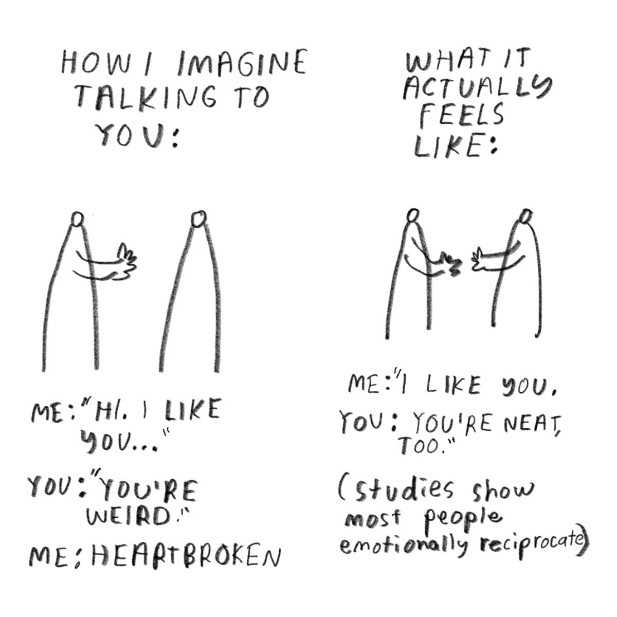 How to talk to people. - by Carissa Potter, image size:1200x1200