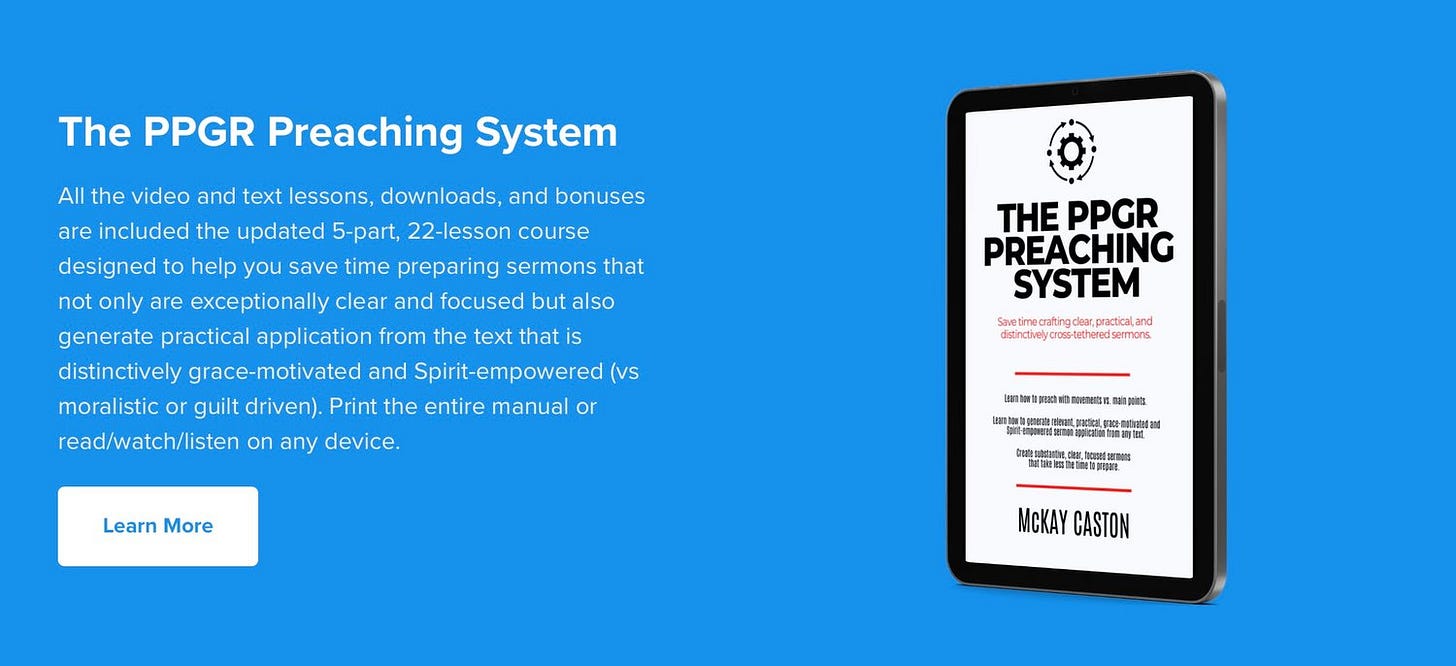 Check out the PPGR Preaching System