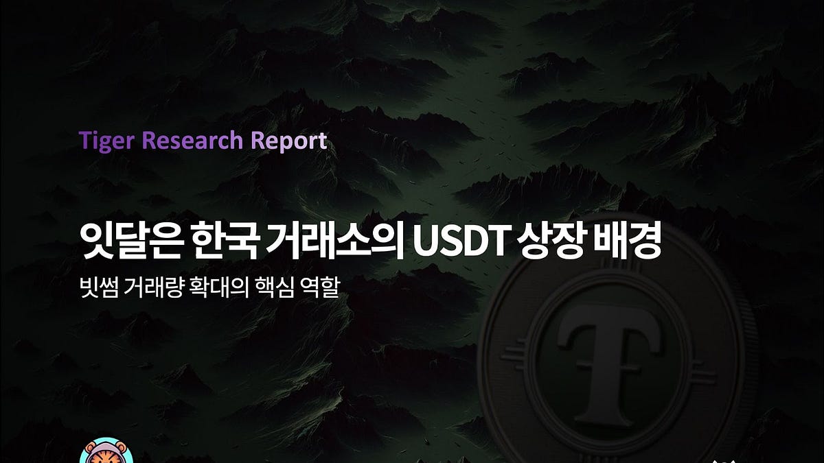 잇달은 한국 거래소의 USDT 상장 배경
