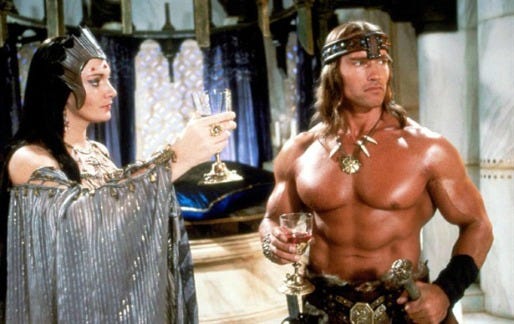 Conan the Destroyer - inside Conan the Destroyer - inside