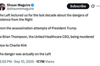 "The Left" Did Not Kill Charlie Kirk