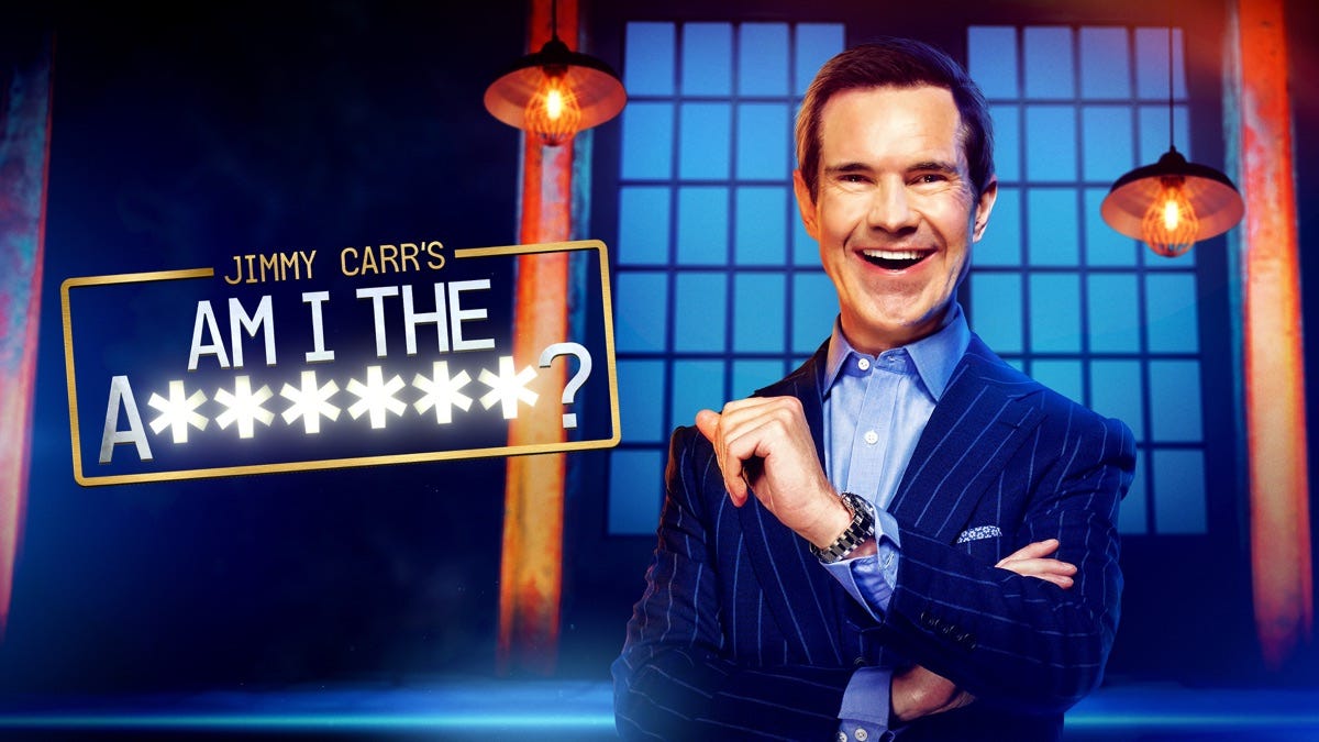 Jimmy Carr's Am I The Asshole? - Apple TV Jimmy Carr's Am I The Asshole? - Apple TV