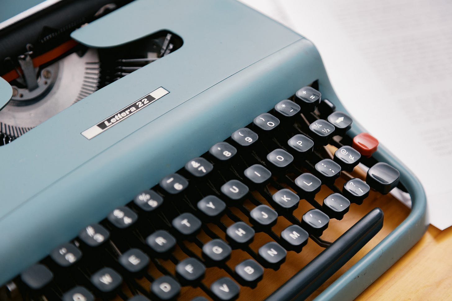 mechanical Olivetti typewriter