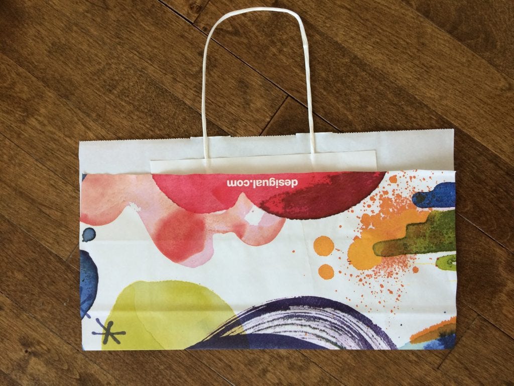 Vanessa DIY Shopping Bag Envelope Tutorial for rukristin