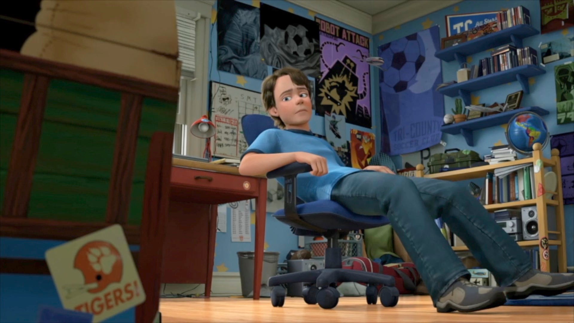 Still frame from Toy Story 3, Pixar Animation Studios.