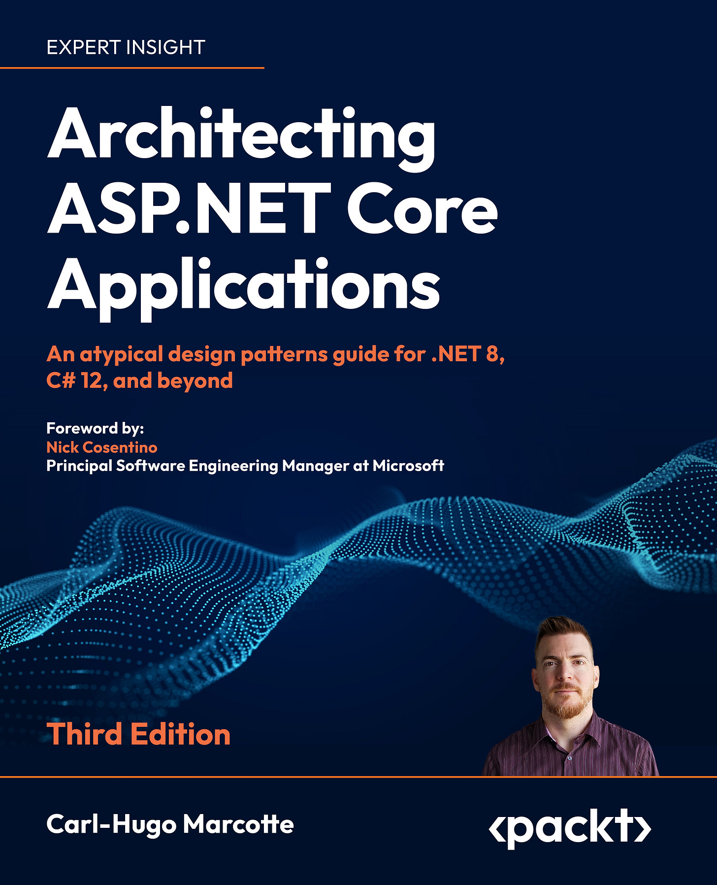Architecting ASP.NET Core Applications - Third Edition, Published by Packt, Book Cover