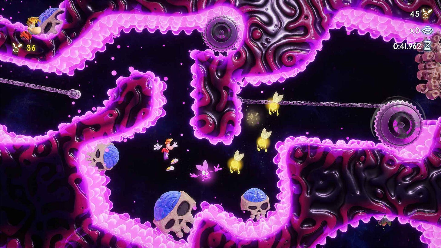Rayman Legends: Retold colorful level Rayman Legends: Retold colorful level