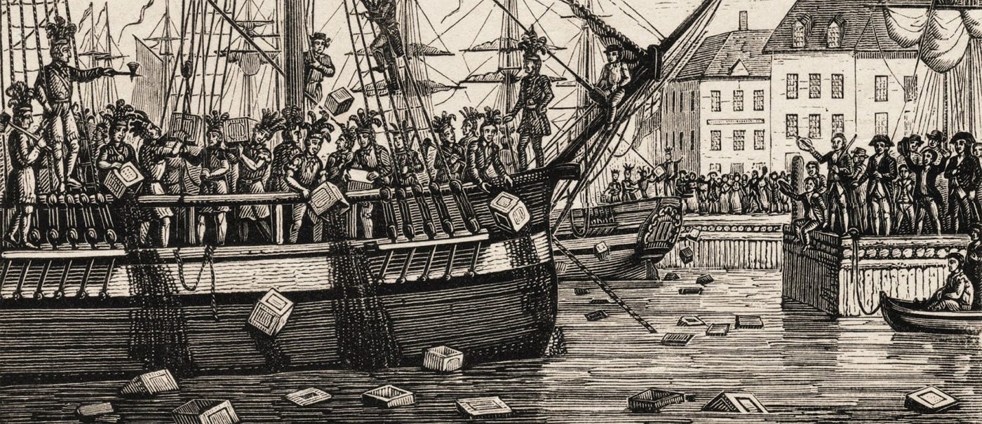 Boston Tea - Dr. Benjamin Franklin, LL.D., F.R.S.