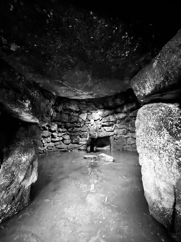 the round chamber in Carn Euny's fogou the round chamber in Carn Euny's fogou